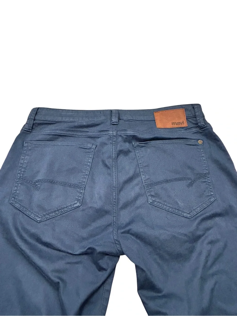 Mavi Zach Straight Leg Men's Slate Blue Pants 34/36 Stretch Twill Jeans Casual